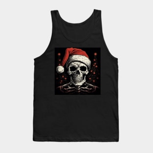 skeleton santa Tank Top